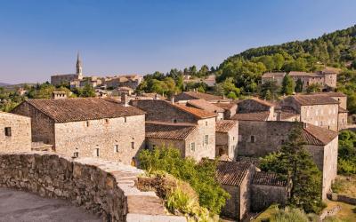 Banne village au pied des Cevennes